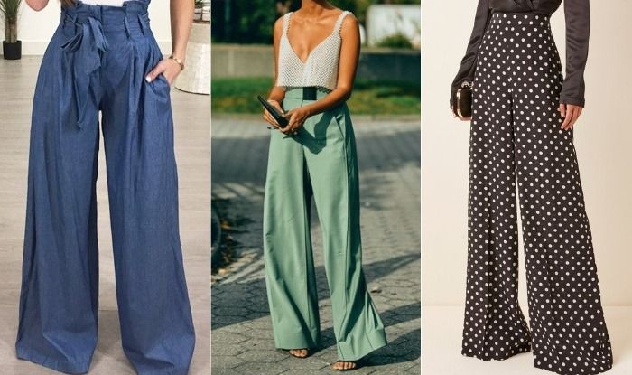 wide leg pants formal outfit