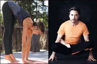 From Jennifer Aniston to Robert Downey Jr, HERE Are 10 Hollywood Celebrities Who Practice Yoga