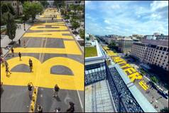 Washington Mayor Renames Road Leading to White House as 'Black Lives Matter Plaza', Protesters Paint it Yellow With Happiness