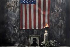 Artwork of US Flag Burning by British Street Artist Banksy, as Tribute to George Floyd, Grabs 2.2 Million Likes