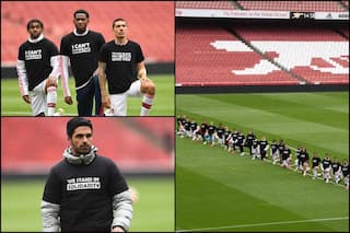 Arsenal Squad-Coach Mikel Arteta's 'Black Lives Matter' Themed T-Shirts Win Hearts at Emirates Stadium