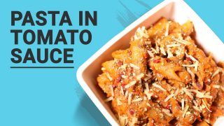 Watch Pasta Recipe: This is The Easiest Way to Cook Tomato Pasta at Home With Ingredients Available in Your Kitchen