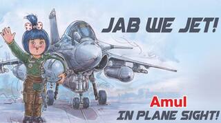 'Jab We Met': Amul Shares a Quirky Cartoon to Welcome the Arrival of Rafale Fighter Jets in India