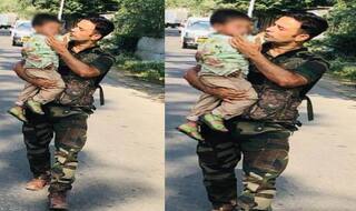 एनकाउंटर के दौरान गोलियों की हो रही थी बौछार, तभी CRPF जवान ने 3 साल के बच्चे को ऐसे किया रेस्क्यू