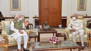 राष्ट्रपति रामनाथ कोविंद से मिले प्रधानमंत्री नरेंद्र मोदी, राष्ट्रीय और अंतरराष्ट्रीय हालातों पर हुई बातचीत