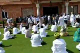 'House Bulao, Call The Assembly': Gehlot, Congress MLAs Raise Chants Outside Raj Bhawan | WATCH
