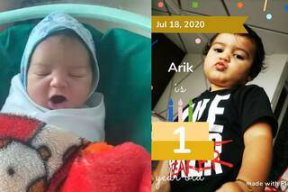 Viral Pictures of Arik Rampal, Arjun Rampal And Gabriella Demetriades' Son on His First Birthday