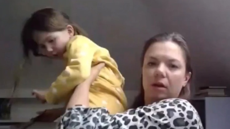 Watch | Daughter Hilariously Crashes Her Mother   s BBC Interview, Amused Twitter Says 'This is Gold'