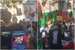 Watch: Pakistanis Sing 'Jana Gana Mana' & 'Vande Mataram' With Indians in UK During Anti-China Protest
