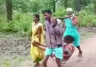Watch: Pregnant Woman Taken to Hospital in Makeshift Basket As Ambulance Fails to Reach Village