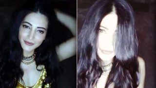 श्रुति हासन इस रेट्रो स्टाइल में ख़ुद के साथ कर रही हैं पार्टी, VIDEO हो रहा है VIRAL 