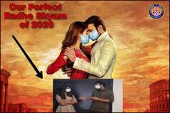 After Mumbai Police Makes Monica-Chandler Wear Masks, Assam Police Does Same With Pooja Hegde-Prabhas on Poster of Radhe Shyam