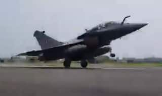 Rafale Aircraft: कुछ इस अंदाज़ में भारतीय सरज़मीं पर उतरे राफेल विमान, रोमांचक है VIDEO, देखिए
