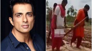 Sonu Sood Gifts Tractor to Andhra Pradesh Farmer Who Was Seen Ploughing With His Daughters | Watch Viral Video