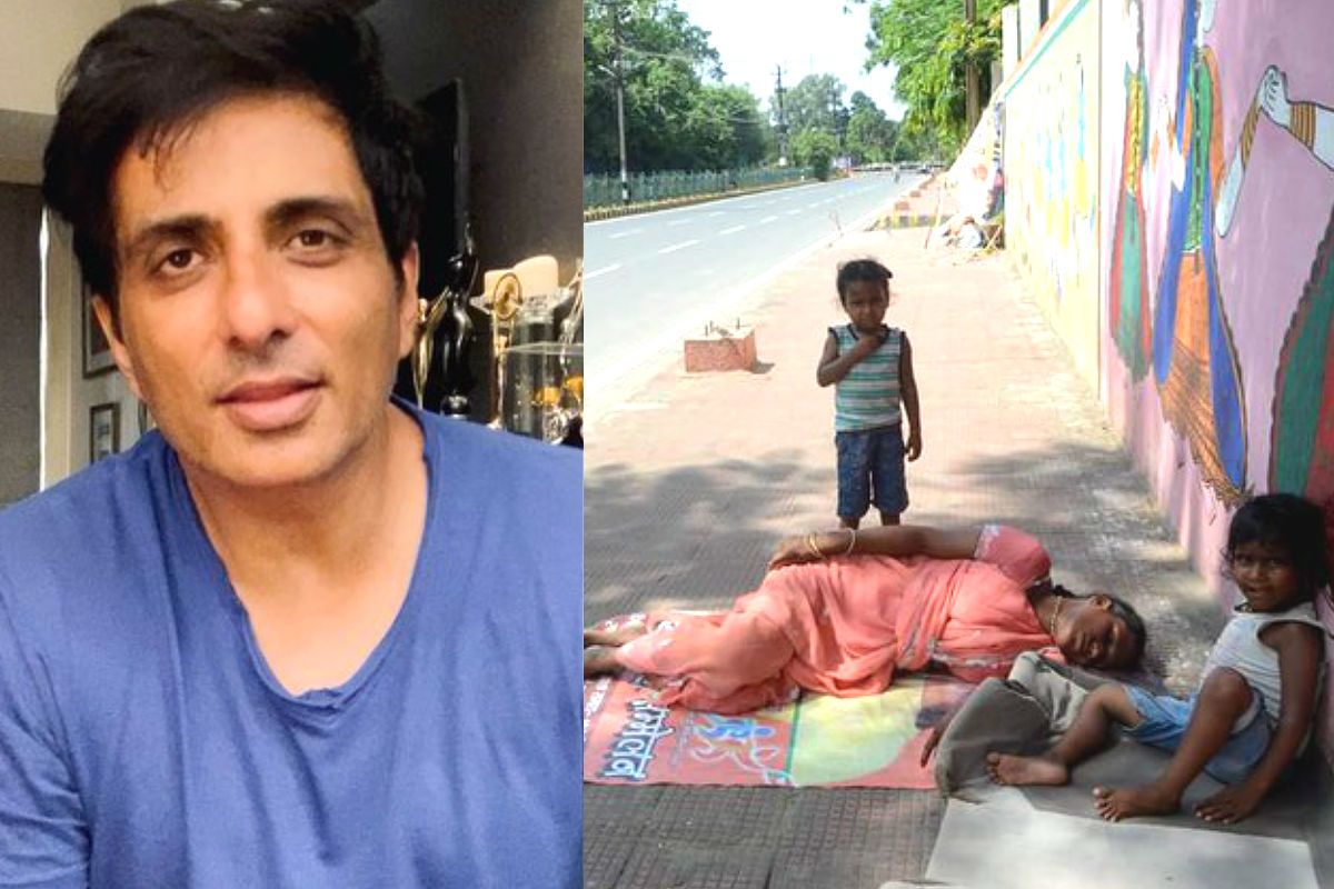 Sonu Sood to Help a Homeless Woman Forced to Live on Footpath With Her Two  Kids | India.com