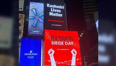 Instead of 3D Images of Lord Ram, Times Square Lights up With 'Kashmiri Lives Matter' Messages