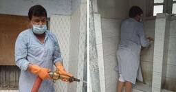 MP Minister Cleans Dirty Toilets Himself After Women Employees Complain About Them, Wins Praise