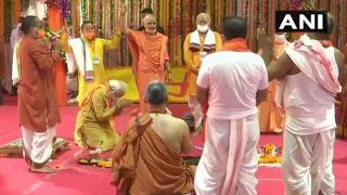 अयोध्या में भूमि पूजन सम्पन्न, प्रधानमंत्री नरेंद्र मोदी ने श्री राम मंदिर निर्माण की आधारशिला रखी