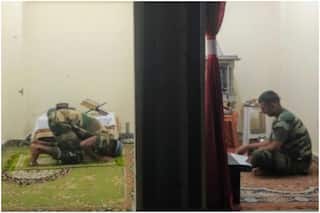 'Separated by Religion, United by Faith': This Pic of Indian Army Soldiers Praying Is Making People Proud