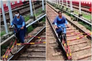Watch: Indian Railways Introduces 'Rail Bicycle' For Its Staff To Aid Track Inspection And Monitoring