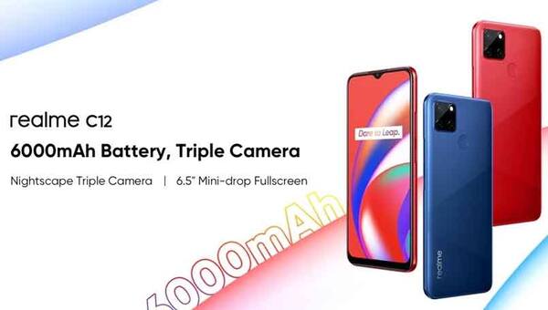 Realme C12 And C15 Launched In India With 6000mah Battery And Mediatek Helio G35 Check Specifications Price In India Camera Features
