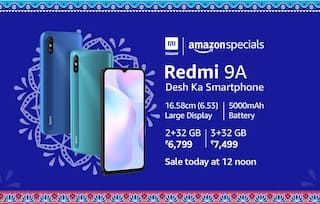 Redmi 9A SALE Today, September 9 on Amazon, Mi.com: Check Specifications, Price, Sale Details