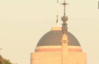 RIP Pranab Mukherjee: National Flags at Rashtrapati Bhavan And Parliament Fly at Half-Mast