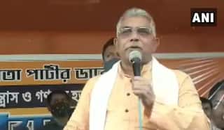 West Bengal Polls 2021: Dilip Ghosh Convoy Attacked in Cooch Behar's Sitalkuchi