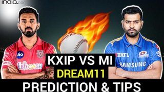 KXIP vs MI Dream11 Team Prediction Dream11 IPL 2020: Captain, Vice-captain, Fantasy Playing Tips, Probable XIs For Today's Kings XI Punjab vs Mumbai Indians T20 Match at Shiekh Zayed Stadium, Abu Dhabi 7.30 PM IST Thursday, October 1