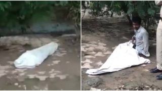 Panic in Ghaziabad After 'Dead Body' Found on Roadside, Turns Out to be Sleeping Man | Hilarious Video Goes Viral