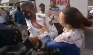Video: हेल्मेट लगाने को कहा तो महिला ने कर दी पुलिसकर्मी की 'पिटाई', संजय राउत को आया गुस्सा