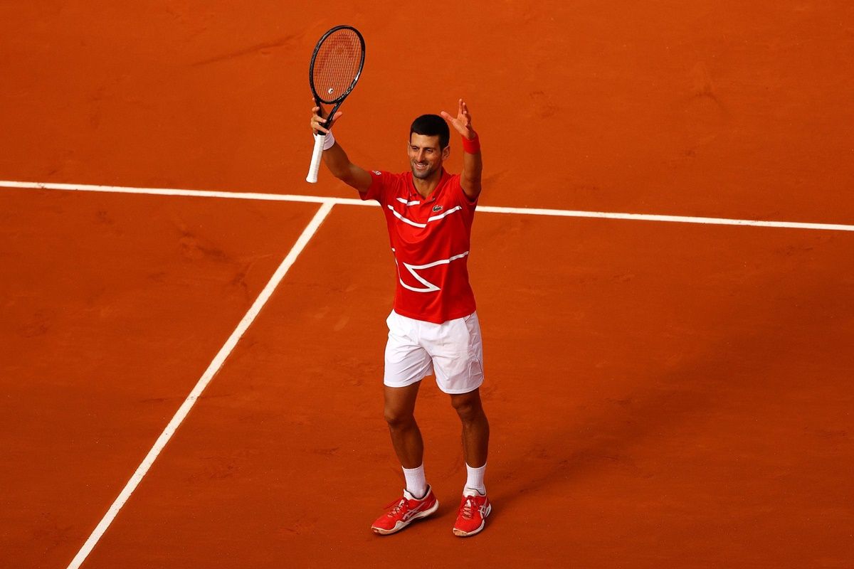 View Novak Djokovic French Open 2020 Injury PNG