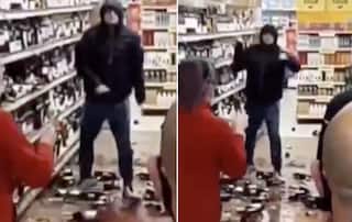 Covidiot No. 1? Ireland Man Smashes Wine & Whiskey Bottles After Being Told to Wear a Mask