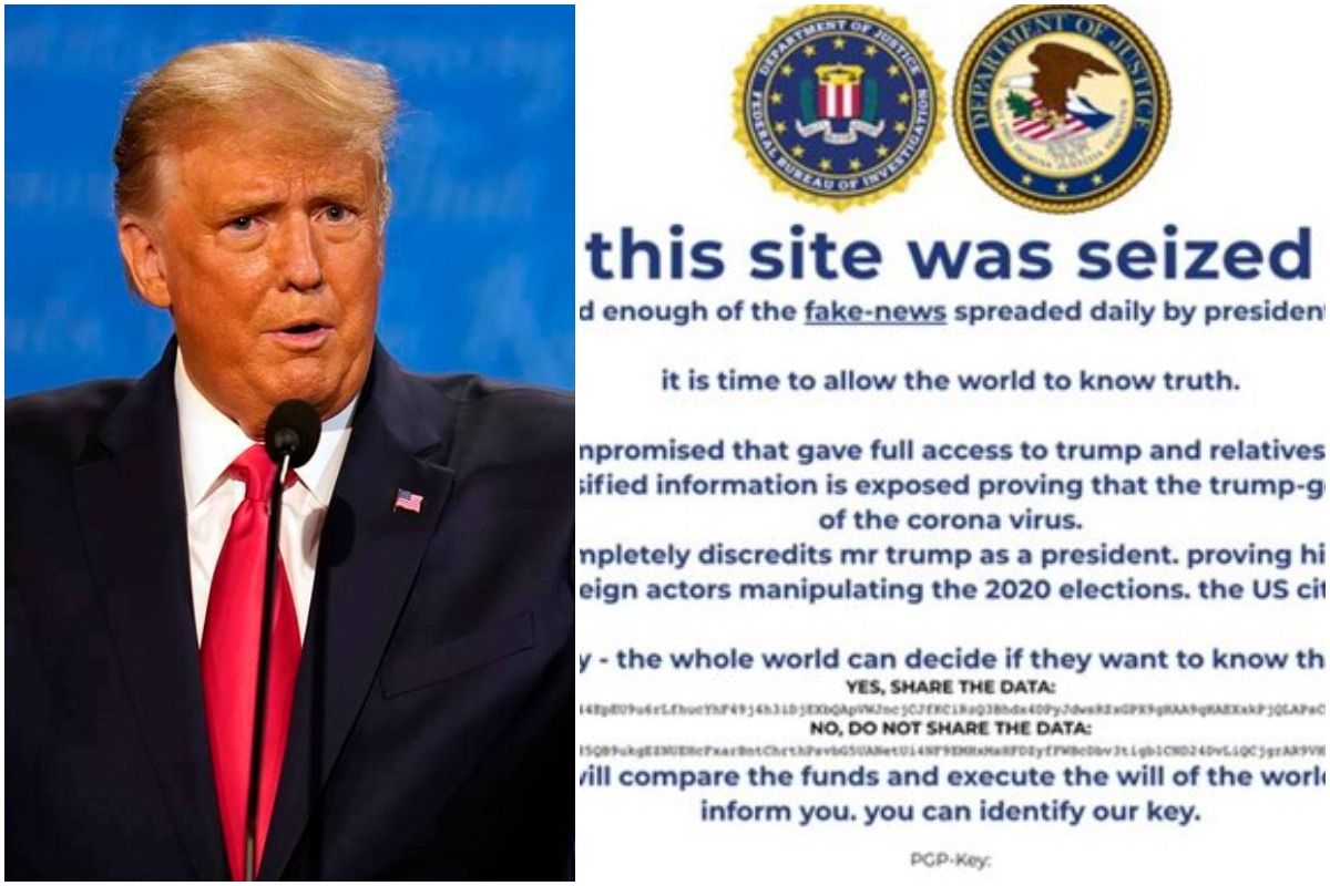 US Elections 2020: Donald Trump's Campaign Website Briefly Defaced As  Hackers Had 'Enough of Fake News' | India.com