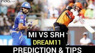 LIVE IPL Cricket Score MI vs SRH: मुंबई इंडियंस ने टॉस जीतकर पहले बल्लेबाजी का लिया फैसला