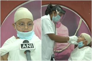 Gandhi Jayanti 2020: 10-Year-Old Gujarat Boy Goes For COVID-19 Test Dressed up as Bapu | See Pics