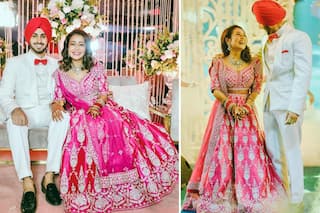 Neha Kakkar's Anita Dongre Lehenga From Sangeet Costs Rs 3,22,000 - How Stunning She Looks in Pink!