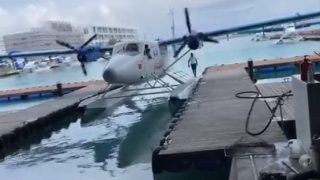 India's First Seaplane From Maldives Lands Successfully in Gujarat