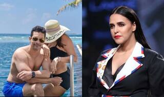 बिकिनी पहनी महिला के साथ पूल में एन्जॉय करते दिखे अंगद बेदी तो पत्नी नेहा धूपिया को हुआ 'शक', कही यह बात...