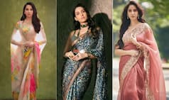 Nora Fatehi Saree Look:  नोरा फतेही की ये डिजाइनर साड़ियां हर महिला के लिए किसी इंस्पिरेशन से नहीं है कम