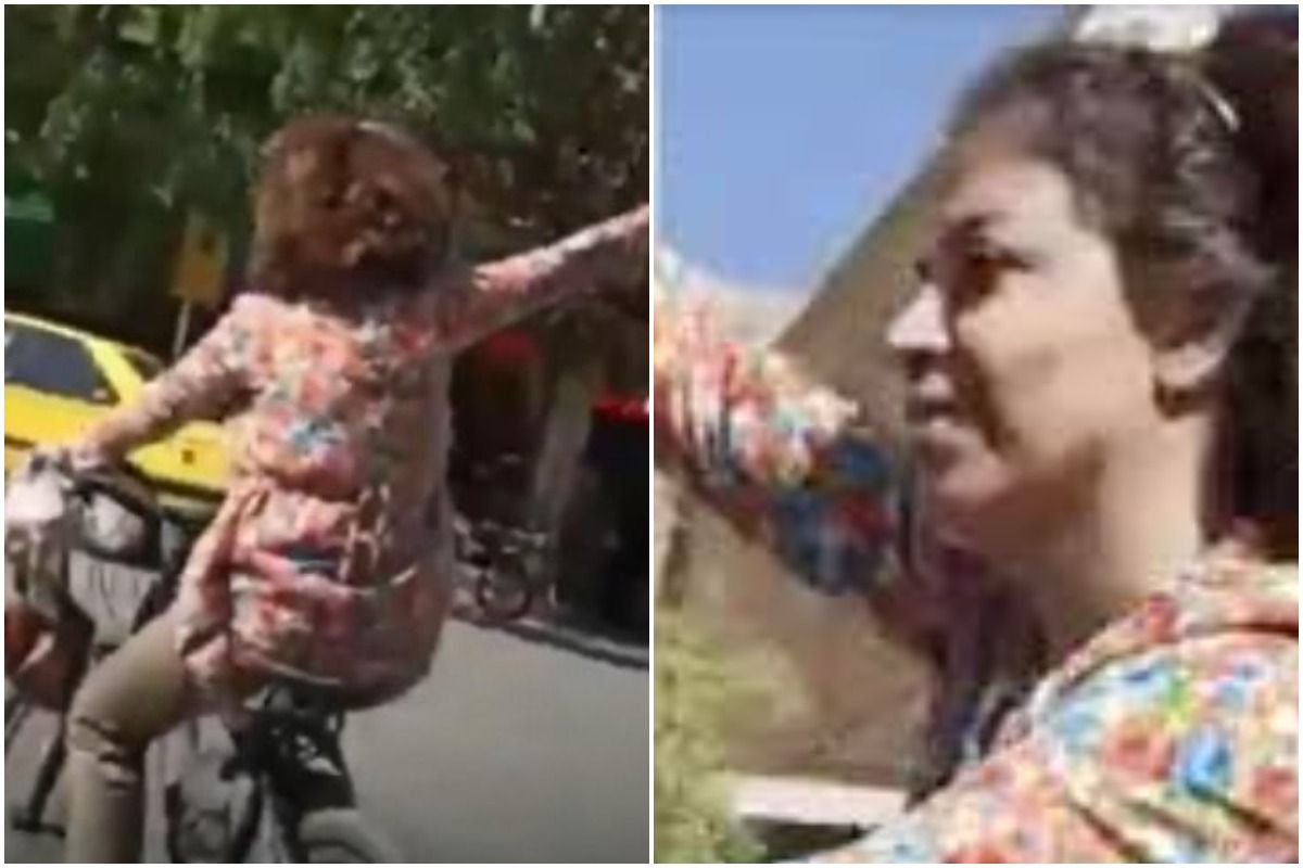 Iranian Woman Arrested For Cycling Without Hijab Accused Of Insulting Islamic Veil Watch Viral Video India Com