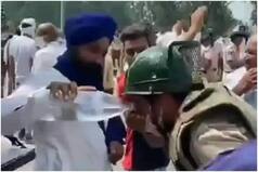 Despite Facing Tear Gas & Water Cannons, Farmers Offer Drinking Water to Cops | Video Wins Hearts