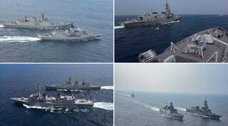 बंगाल की खाड़ी में भारत, यूएस, जापान ऑस्‍ट्रेलिया की Navy का अभ्‍यास शुरू, चीन के बदले सुर