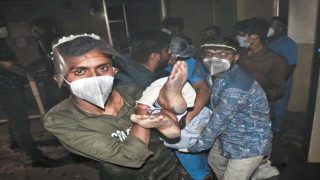 Fire In Gujarat Covid Hospital: कोविड अस्पताल के ICU में आग लगने से पांच कोरोना मरीजों की मौत, देखें VIDEO
