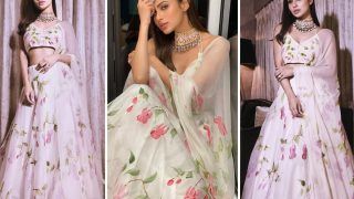 Mouni Roy Looks Mesmerising In Rs 35K Dreamy Floral Lehenga By Brand Picchika, See PICS