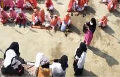 Pakistani Teacher Beheads French President Macron's Effigy In Front of Young Girls, Video Goes Viral