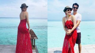 Kajal Aggarwal Sizzles in Rs 13k Red Maxi Dress, Updates Fans With Her Jaw-Dropping Pictures