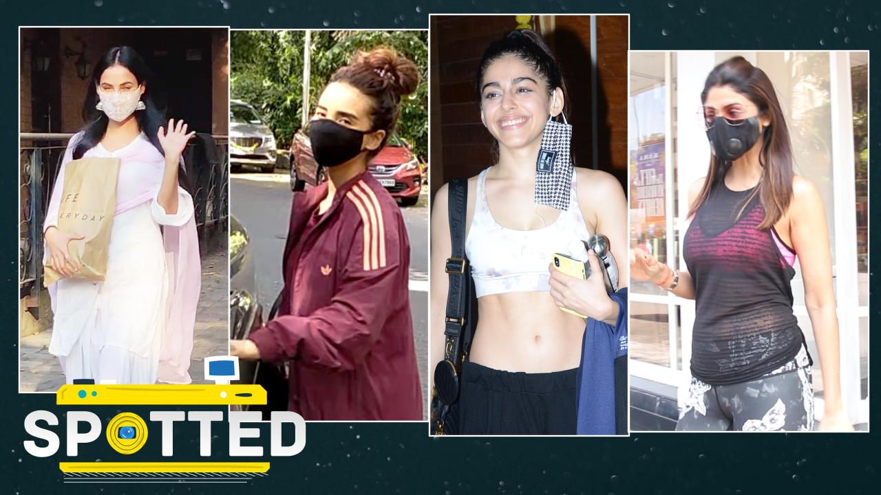 Shilpa Shetty, Alaya F, Sanya Malhotra, Kriti Kharbanda, Dhvani Bhanushali Spotted by Paps