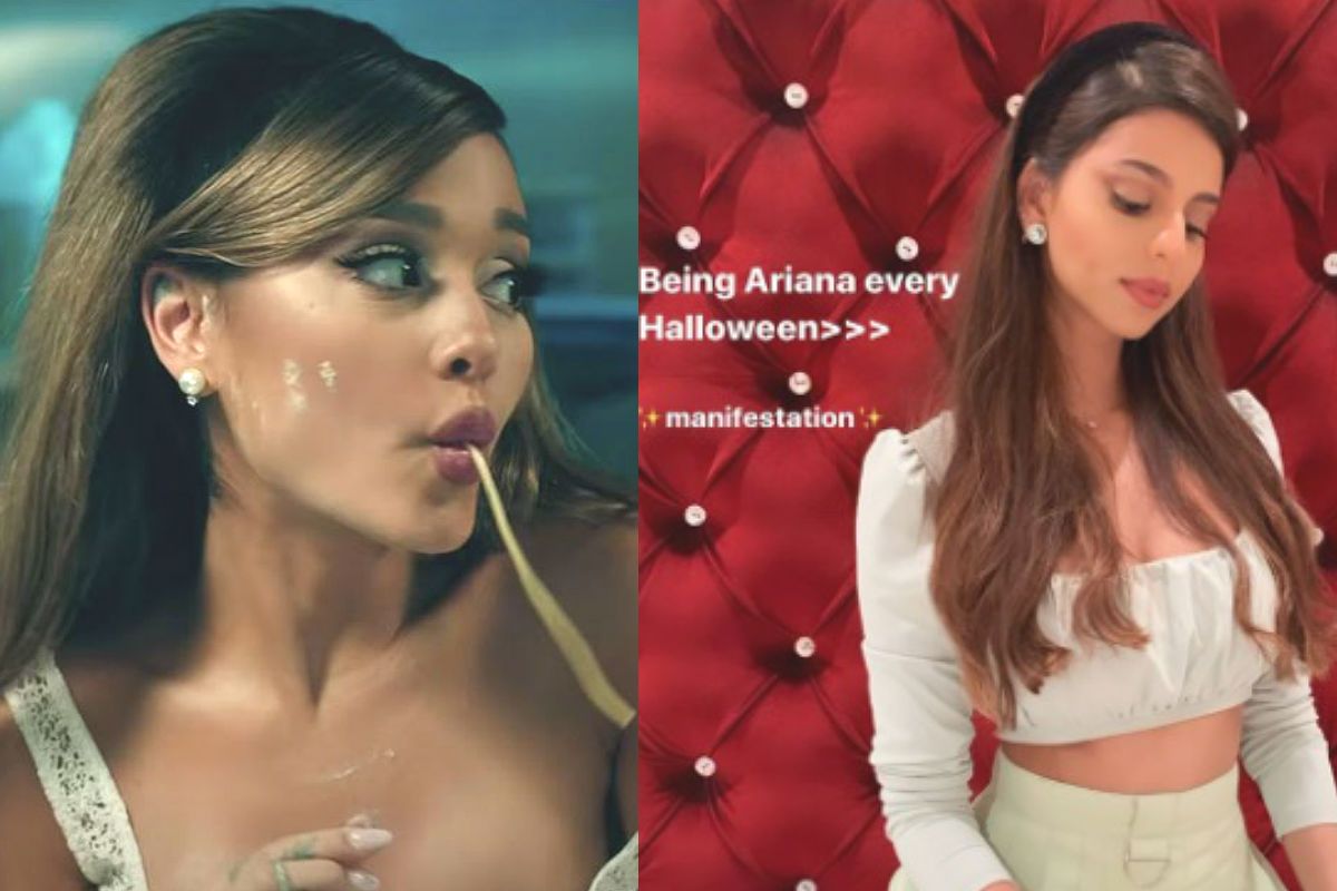 Suhana Khan Looks As Sexy As Ariana Grande In Her Halloween Look As She Celebrates The Festival In Dubai India Com suhana khan looks as sexy as ariana