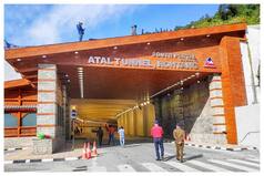 With 5,450 Vehicles Crossing From Both Ends, Atal Tunnel Witnesses Highest Single-Day Traffic